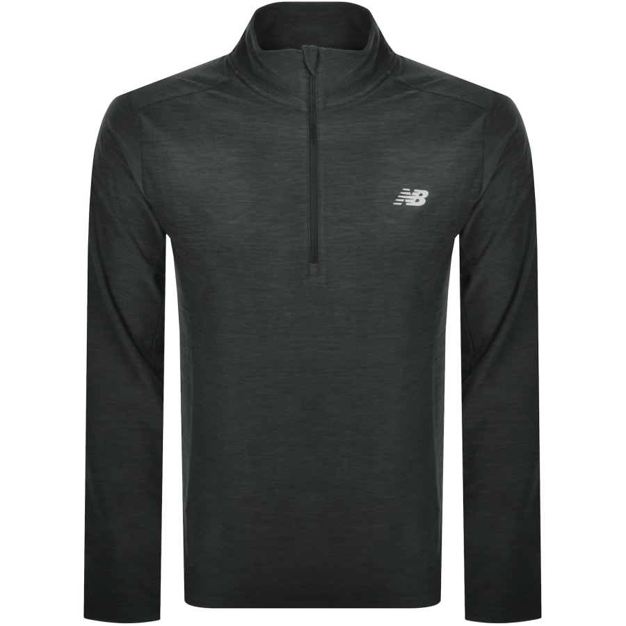 New Balance Quarter Zip Track Top Black | Mainline Menswear